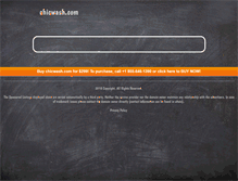 Tablet Screenshot of chicwash.com